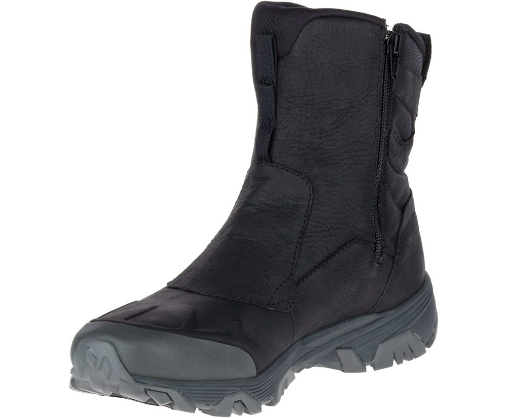 Botas Homem - Merrell Coldpack Ice+ 8\" Zip Polar Waterproof - Pretas - ZQU063948